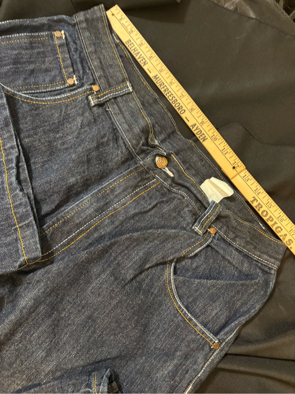 Vintage EVISU Genes Y2K Baggy Jeans White Seagull Size 40 - Picture 10 of 15